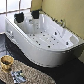 Terra Hydromasážna vírivá vaňa Carmen 631RH 180x120 s ohrevom vody, pravá