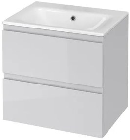 Cersanit Moduo, umývadlová skrinka + umývadlo  60cm, šedá, S801-313-DSM