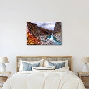 Obraz - kaňon Studlagil (90x60 cm)