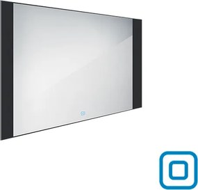 Nimco Čierne LED zrkadlo 1000x600 s dotykovým senzorom - ZPC 41004V-90
