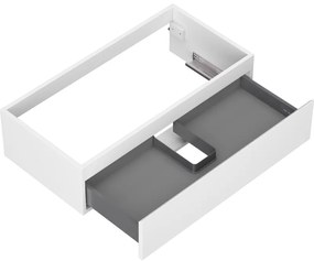 Mexen Orio, kúpeľňová skrinka 90 cm, 1 zásuvka, biela matná, 91A10-09023-1-BF01