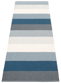Modro-krémový vnútorný a vonkajší behúň 70x200 cm Molly Ocean Grey – Pappelina