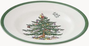 Keramické dezertné taniere Christmas Tree, 4 ks
