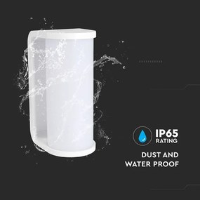 LED Vonkajšie nástenné svietidlo LED/12W/230V 3000/4200/6500K IP65 biela