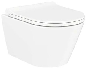 Wc závesné Glacera Ava so zadným odpadom S200114, 1 ks