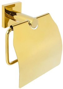 Držiak na papier WC s krytom Nero Gold CKG-7819 84