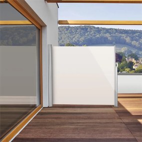 Blumfeldt Bari 316, bočná clona, bočná roleta, 300 x 160 cm, hliník, krémovo piesková