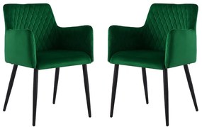 Jedálenská stolička MUZ 110, 57x85x56, zelená