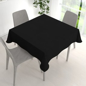 Biante Dekoračný štvorcový obrus BKU-116 Čierny 70x70 cm