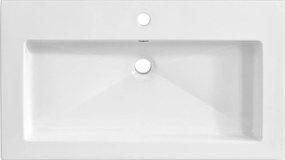 Keramické umývadlo SPIRIT WHITE 2 100 cm - biele