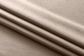 Béžový zatemňovací záves VELVET 140x270 cm Zavesenie: Riasiaca páska