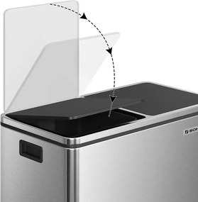 Recyklačný odpadkový kôš LTB60NL