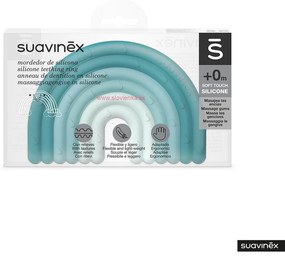 SUAVINEX - hryzátko silikónové + 0 m - modré