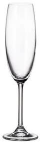 Crystal Bohemia Poháre na sekt COLIBRI 220 ml, 6 ks