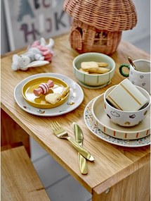 Kameninová detská jedálenská súprava 3 ks Agnes – Bloomingville Mini