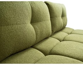 Rozkladacia trojmiestna pohovka NUORO so úložným priestorom, zelená