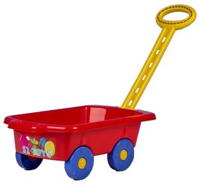 BAYO Detský vozík Vlečka BAYO 45 cm červený