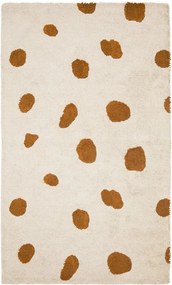 Krémový prateľný/ručne tkaný bavlnený detský koberec 90x150 cm Tandani – Kave Home