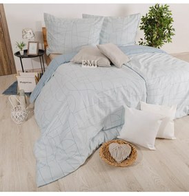 Obliečky Velur modré satén EMI