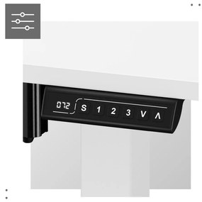 Elektricky nastaviteľný PC stolík Legend 7.0 (biela). Akcia -20%. Vlastná spoľahlivá doprava až k Vám domov. 1087586