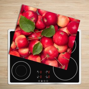 Sklenená doska na krájanie Červené jablká 60x52 cm