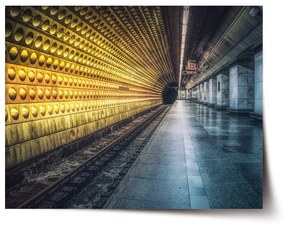 Sablio Plakát Pražské metro - 120x80 cm