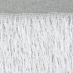 ZÁCLONA NA KRÚŽKOCH MARGARET6 140X250 CM KRÉMOVÁ