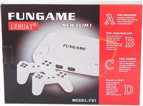 Retro herná televízna konzola s dvoma ovládačmi - SQY-666