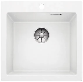 Blanco Pleon 5, silgranitový drez 515x510x220 mm, 1-komorový, biela, BLA-521672
