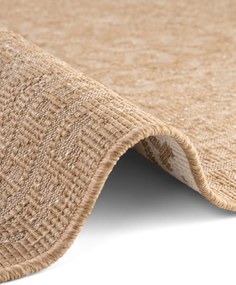 NORTHRUGS, Behúň Duet Rosel 106252 Beige/White - na von aj na doma, 80x250, béžová, chodba / predsieň