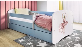 Detská postieľka Babydreams tanečnica modrá