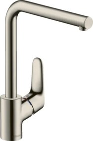 Drezová batéria Hansgrohe Focus M41 s otočným ramienkom vzhľad nerezu 31817800