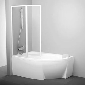 Ravak Supernova vanová zástěna 160x160 cm bílá 76l90100z1 VSK2RO160T0L