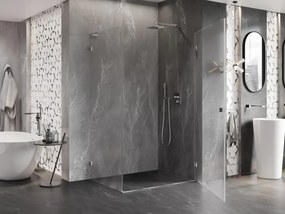 Mexen Lunar-B L, 1-krídlový sprchový kút, pravý, 90 x 70 cm, 8mm číre sklo, chrómový profil, 832L-090-070-01-00-P