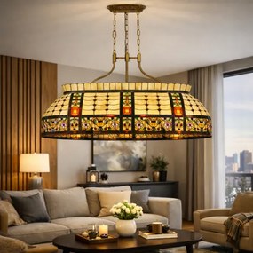 Luster do obývačky - hotela - reštaurácie Tiffany 115*34*141