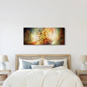 Abstraktný obraz stromu (120x50 cm)
