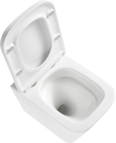 Erga Mery+, závesná WC misa 485x360x360mm, Rimless Tornado 2 + toaletné sedadlo s pomalým zatváraním, biela, ERG-V03-MERY-TO2-WH