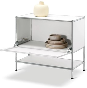 Odkladacia skrinka »CN3« s 1 výklopnými dvierkami, biela