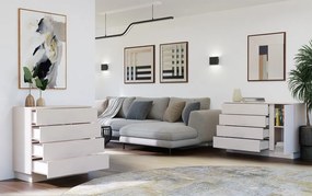 Komoda Amber 125 cm kašmírová