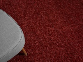 My Flair, Kusový koberec My Shaggy weinrot, 120x180, červená, chodba / predsieň