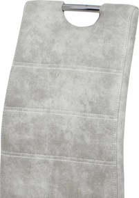 Jedálenská stolička strieborná HC-486 SIL3