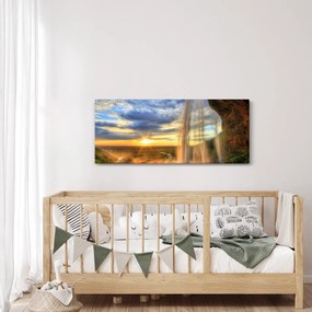 Obraz - Vodopád (120x50 cm)