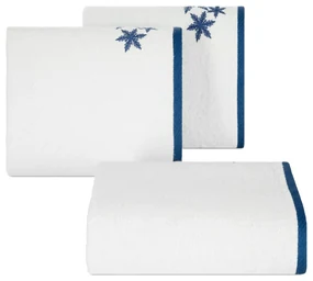 VIANOČNÝ FROTÉ UTERÁK CAROL SADA 3KS 70X140 CM BIELA