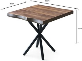 Jedálenský stôl Zafir Walnut