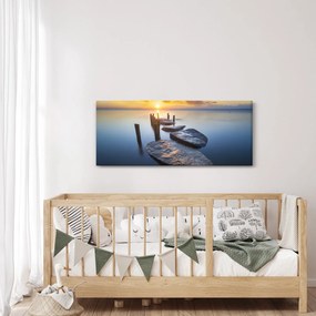 Obraz - Kamenné mólo (120x50 cm)