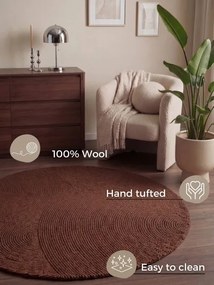 Koberec Hanse Home Calmio hnedý kruh