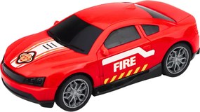LEAN Toys Súprava hasičská a záchranná: Nákladné auto, odťahovka, auto, vrtuľník, svetlá, zvuky