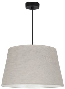 Závesné svietidlo Len, 1x svetlobéžové textilné tienidlo, (fi 44 cm), b