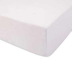 DETSKÉ JERSEY PRESTIERADLO 001 60X120 CM BIELE