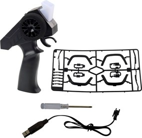 LEAN Toys Terénne auto MN78 RC 4x4 na diaľkové ovládanie modré 1:12